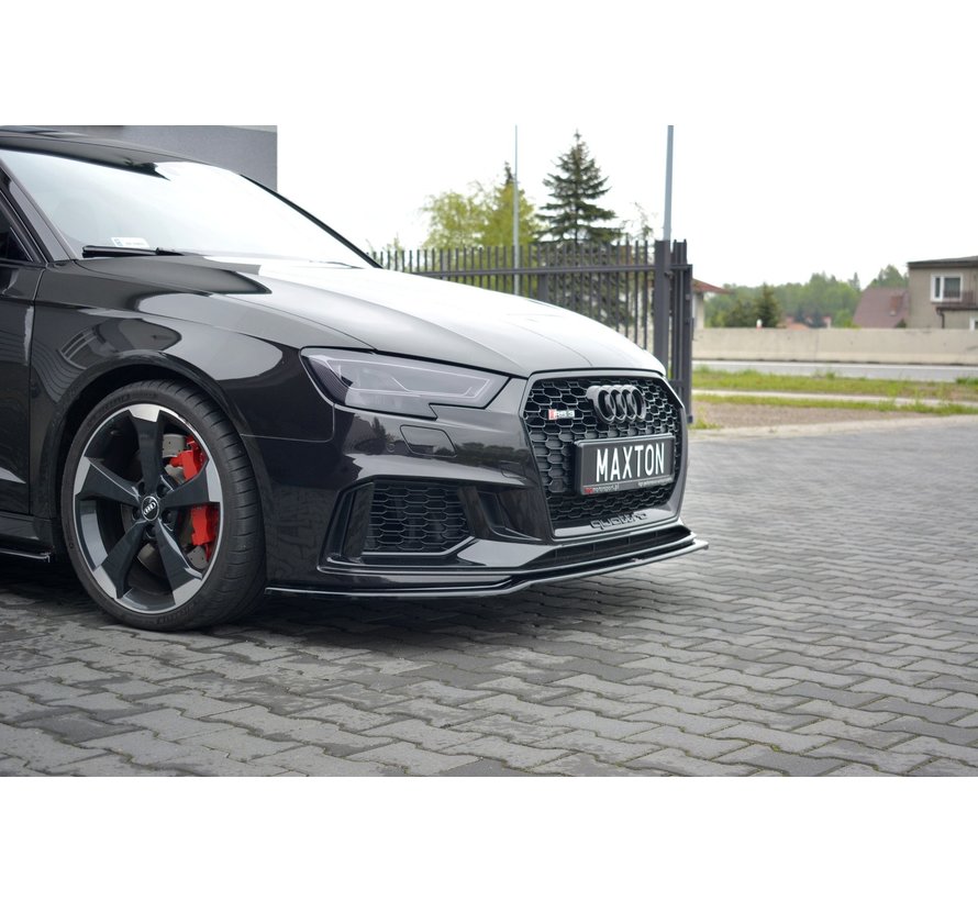 Maxton Design FRONT SPLITTER V.2 AUDI RS3 8V FL SPORTBACK