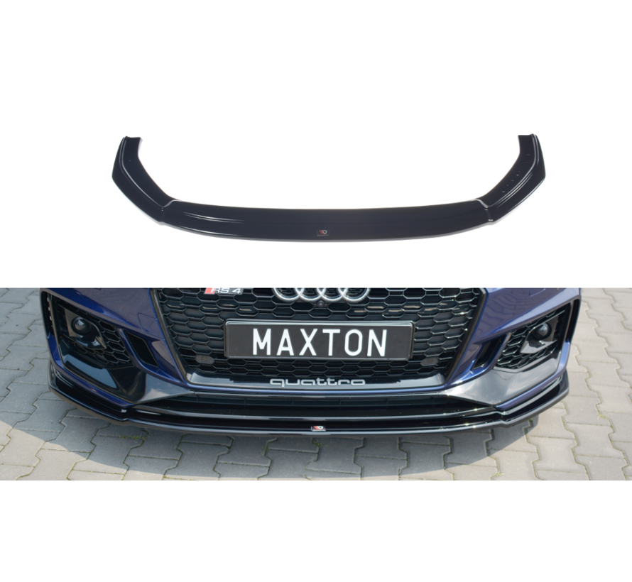 Maxton Design FRONT SPLITTER V.2 Audi RS4 B9