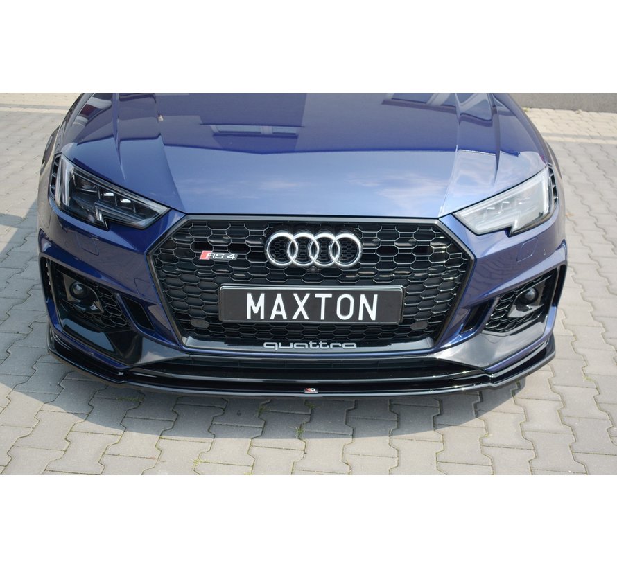 Maxton Design FRONT SPLITTER V.2 Audi RS4 B9