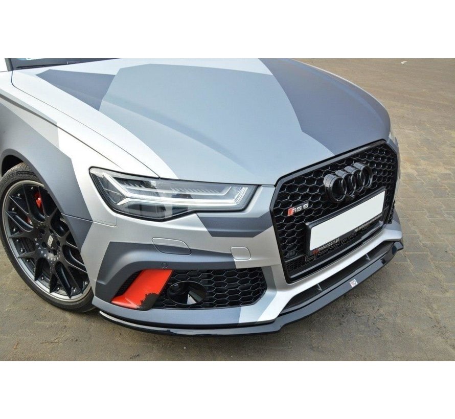 Maxton Design FRONT SPLITTER V.2 Audi RS6 C7 / C7 FL