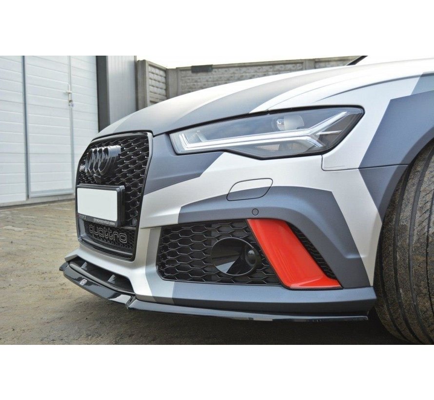 Maxton Design FRONT SPLITTER V.2 Audi RS6 C7 / C7 FL