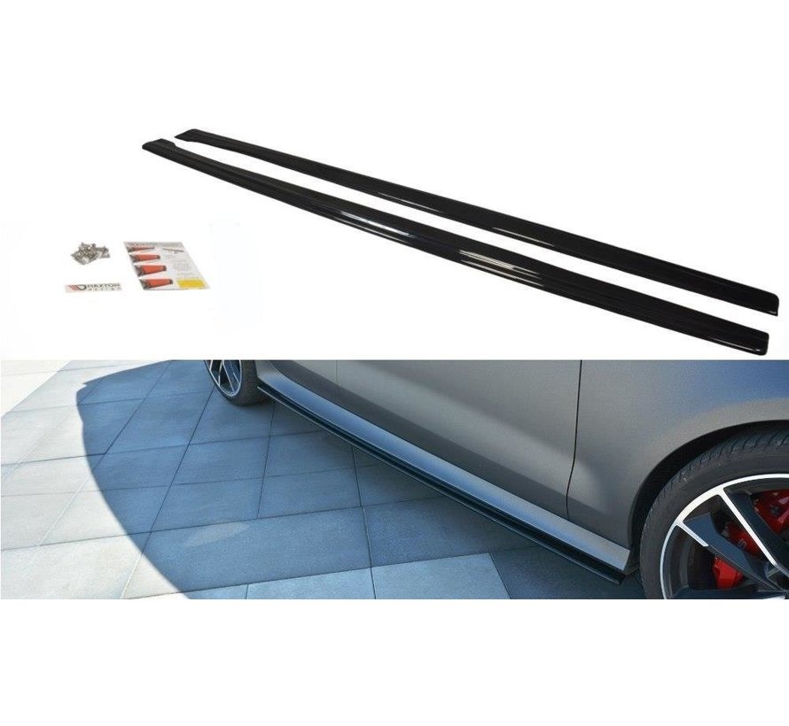 Maxton Design SIDE SKIRTS DIFFUSERS  Audi RS7 C7 FL