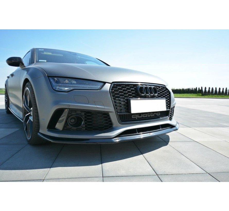 Maxton Design FRONT SPLITTER V.2 Audi RS7 Facelift