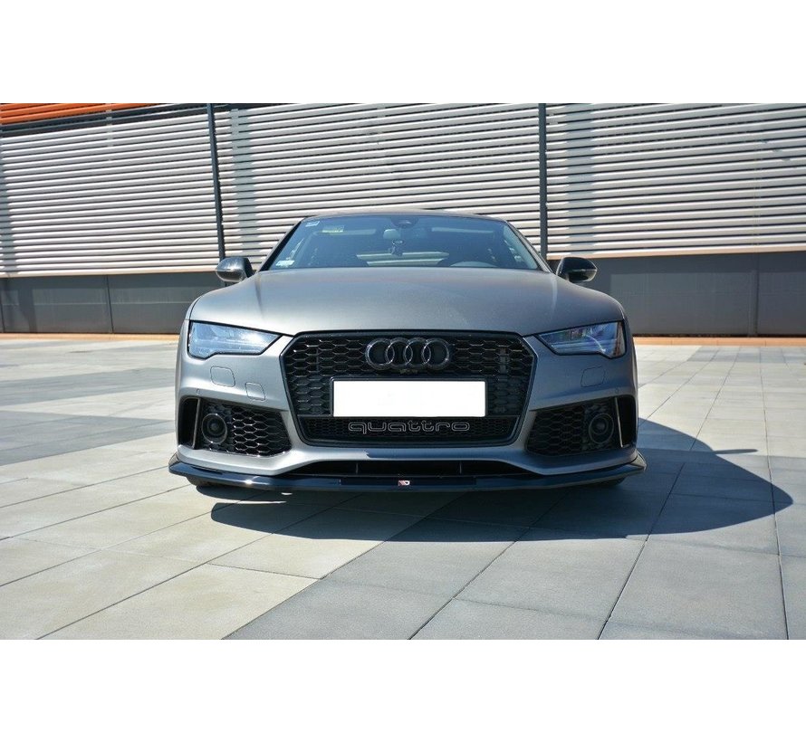 Maxton Design FRONT SPLITTER V.2 Audi RS7 Facelift