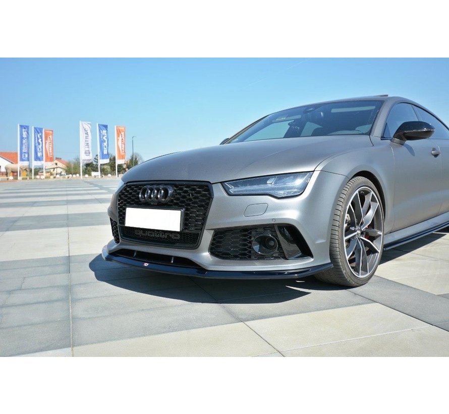 Maxton Design FRONT SPLITTER V.2 Audi RS7 Facelift