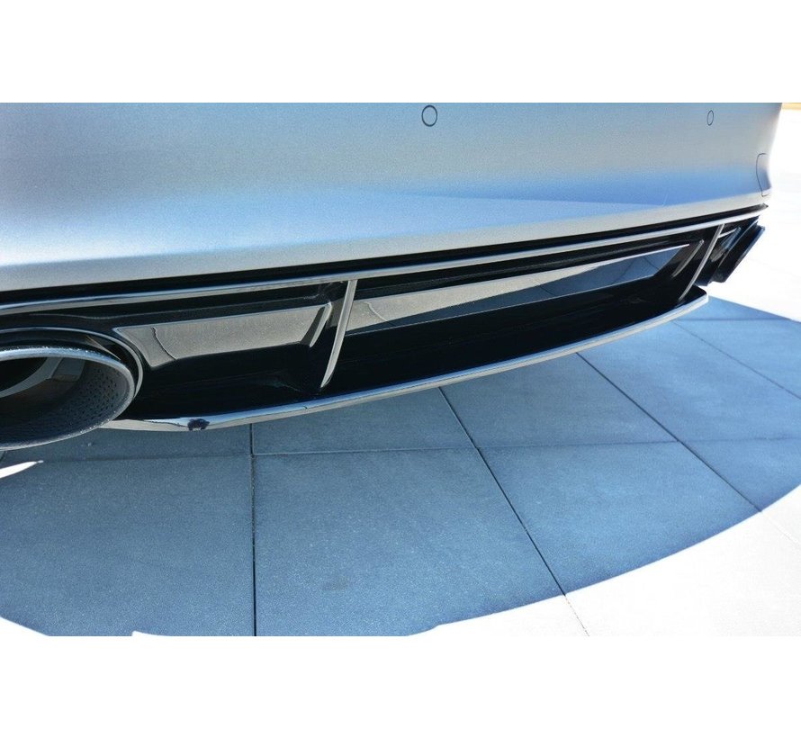 Maxton Design CENTRAL REAR DIFFUSER Audi RS7 Facelift