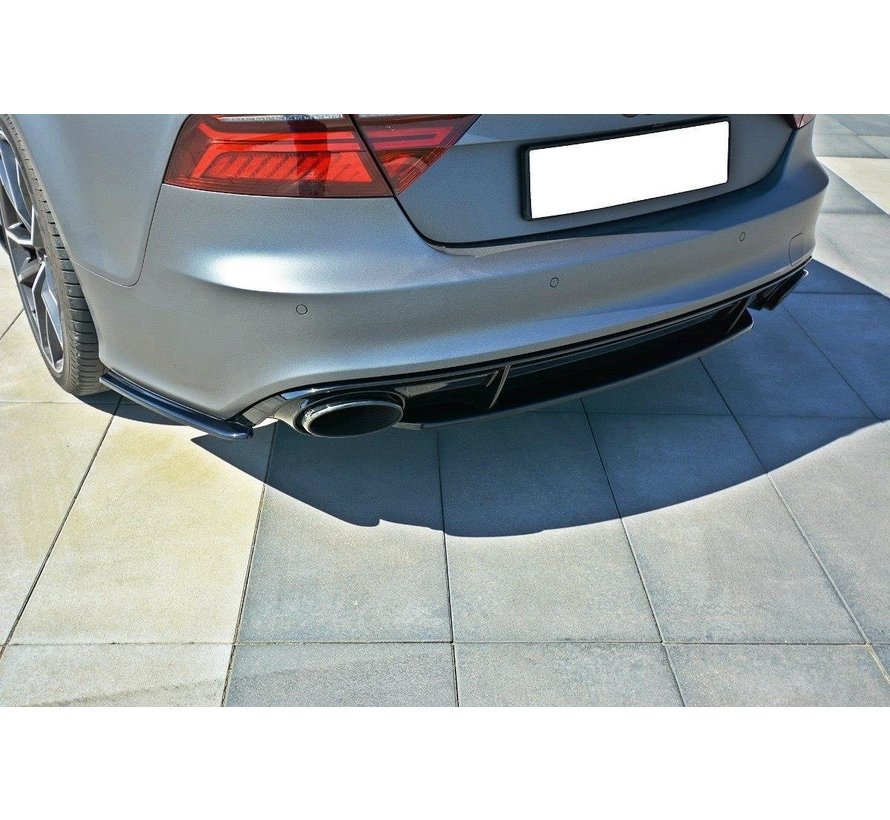 Maxton Design CENTRAL REAR DIFFUSER Audi RS7 Facelift