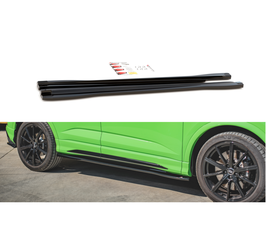 Maxton Design SIDE SKIRTS DIFFUSERS  Audi RSQ3 F3