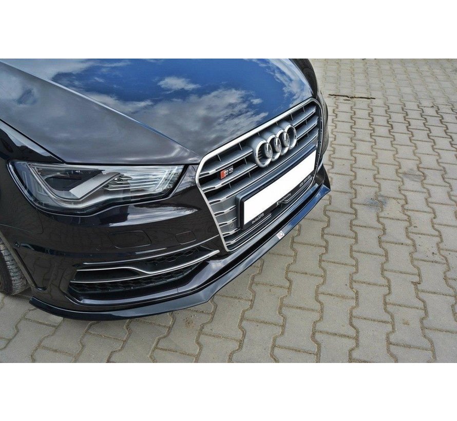 Maxton Design FRONT SPLITTER AUDI S3 / A3 S-LINE 8V HATCHBACK / SPORTBACK