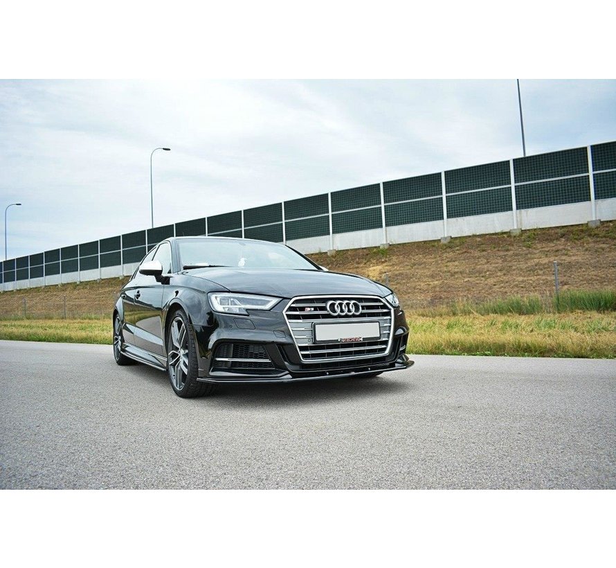 Maxton Design FRONT SPLITTER V.1 AUDI S3 / A3 S-LINE 8V FL