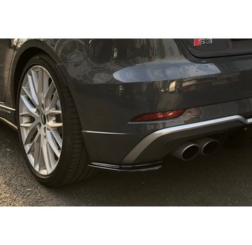 Maxton Design Maxton Design REAR SIDE SPLITTERS Audi S3 8v Facelift