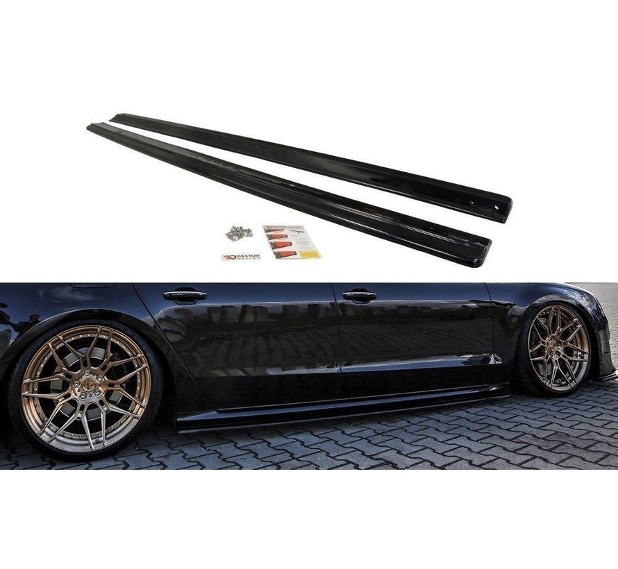 Maxton Design SIDE SKIRTS DIFFUSERS  Audi S8 D4 FL