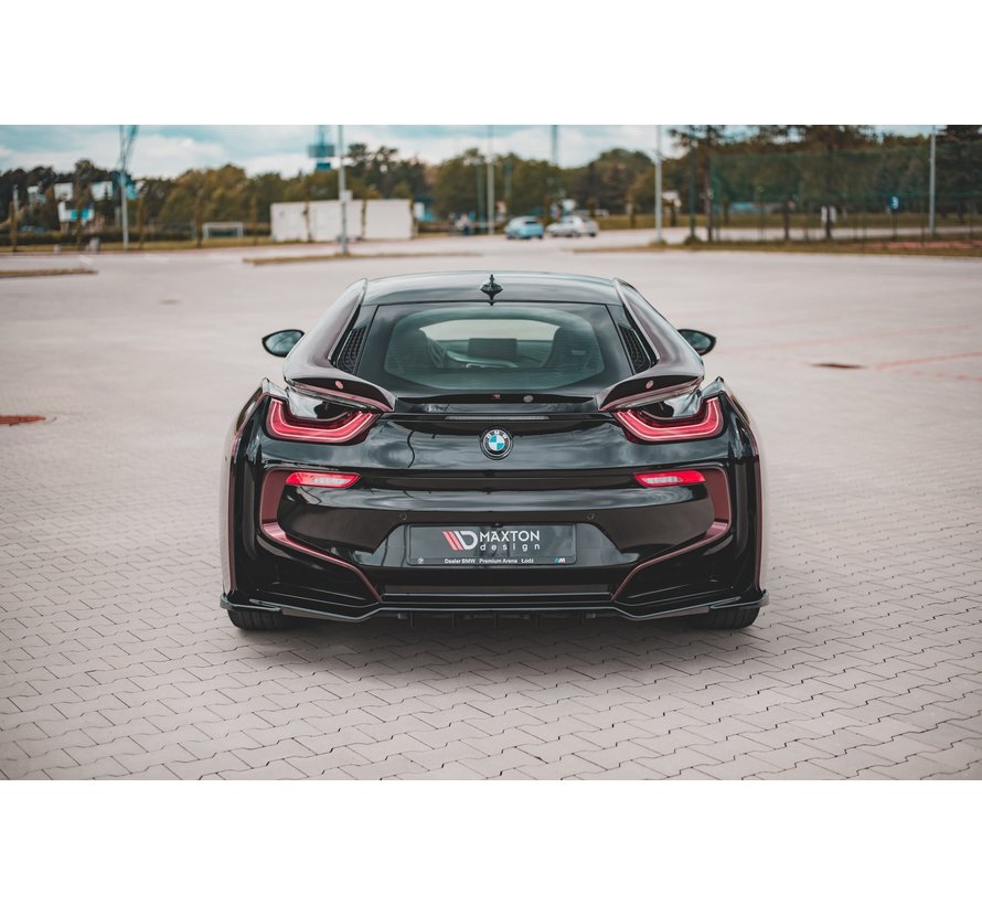 Maxton Design CENTRAL REAR DIFFUSER (with vertical bars) BMW i8