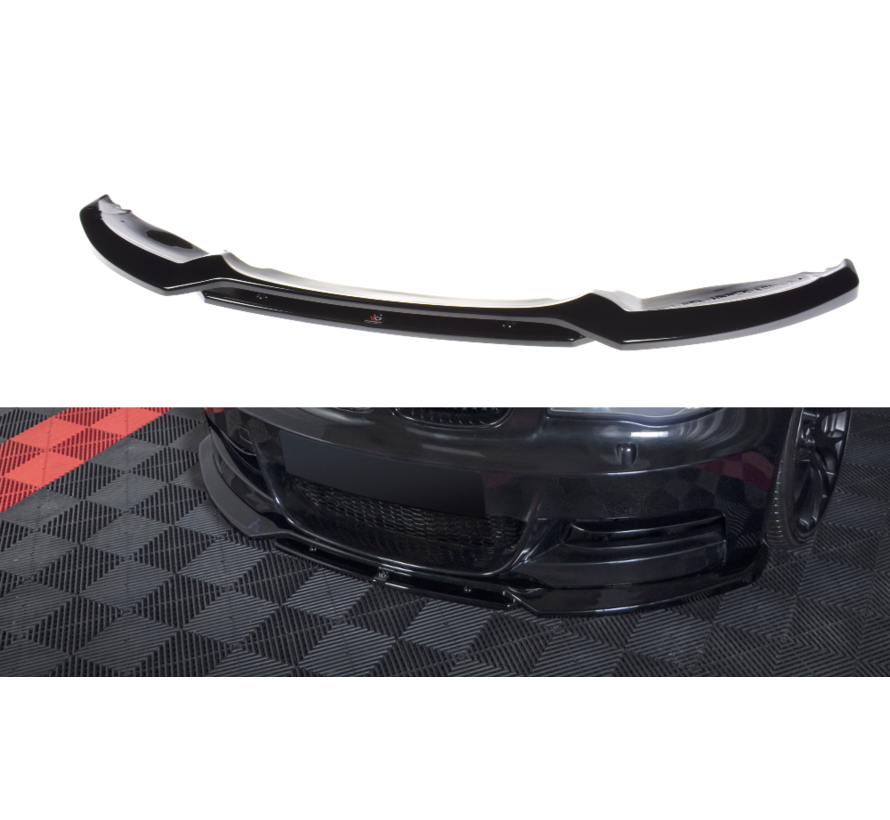 Maxton Design FRONT SPLITTER V.1 BMW 1 E82 FACELIFT M-PACK