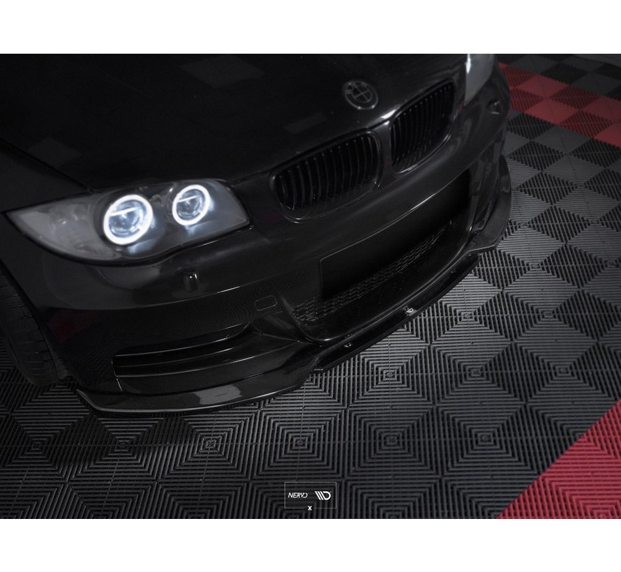 Maxton Design FRONT SPLITTER V.1 passend voor BMW 1 E82 FACELIFT M-PACK