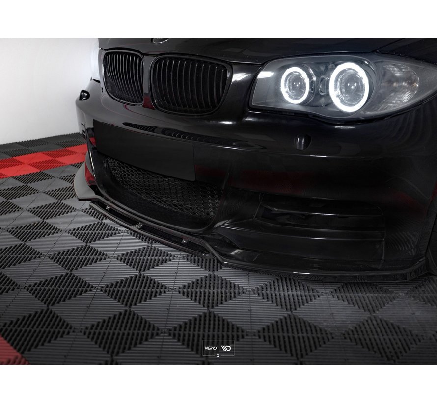 Maxton Design FRONT SPLITTER V.1 passend voor BMW 1 E82 FACELIFT M-PACK