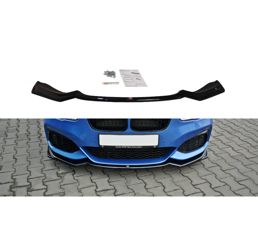 Maxton Design FRONT SPLITTER V.2 passend voor BMW 1 F20/F21 M-POWER