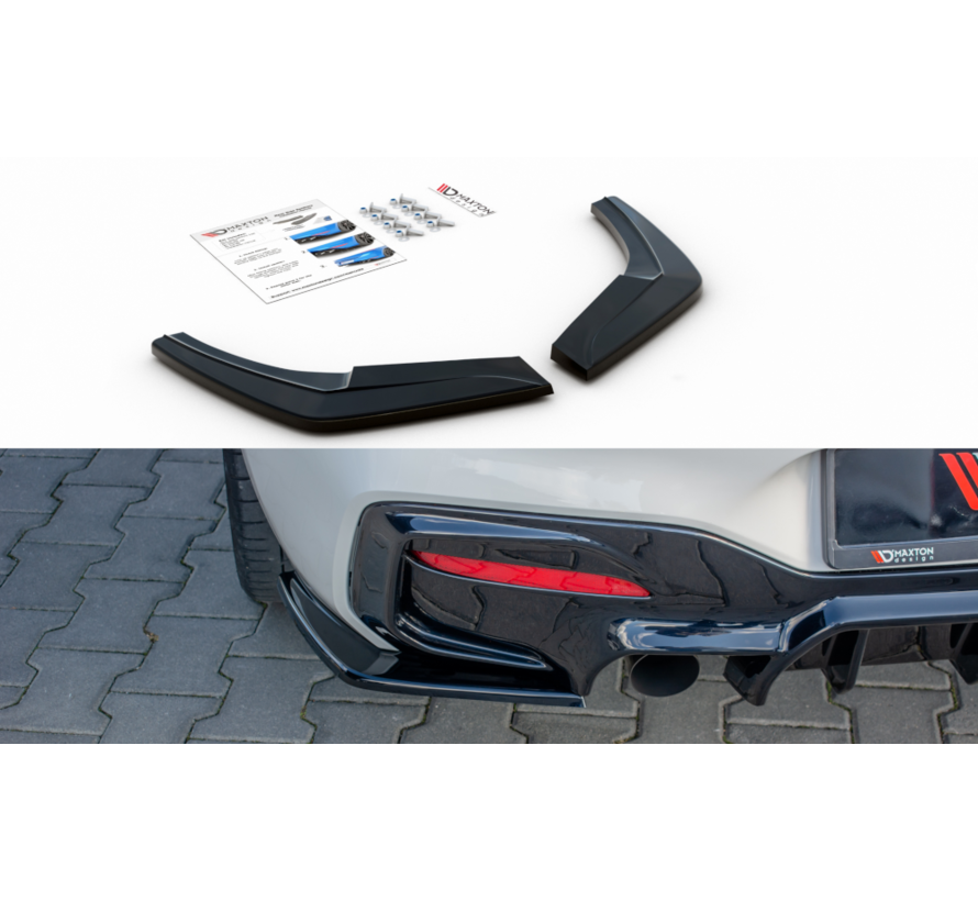 Maxton Design REAR SIDE SPLITTERS passend voor BMW 1 F20 Facelift M-power
