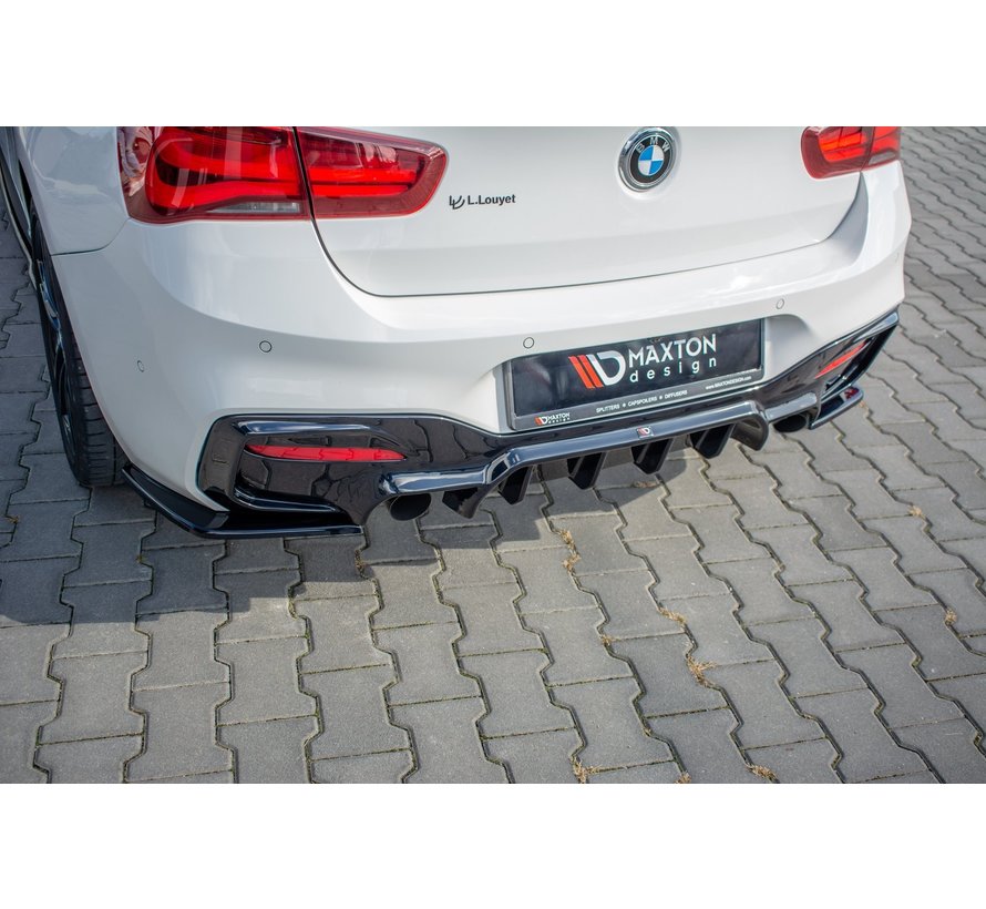 Maxton Design REAR SIDE SPLITTERS BMW 1 F20 Facelift M-power