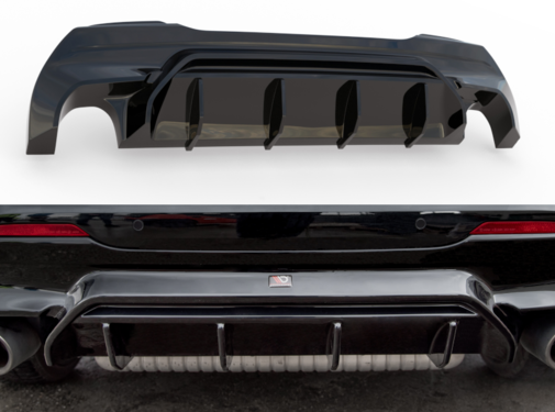 Maxton Design Maxton Design REAR DIFFUSER V.1 BMW 1 F40 M-Pack/ M135i