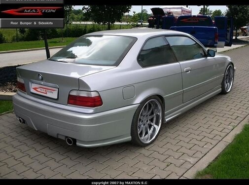 Maxton Design Maxton Design Maxton Design REAR BUMPER < M.A.F.I.A. > passend voor BMW 3 E36