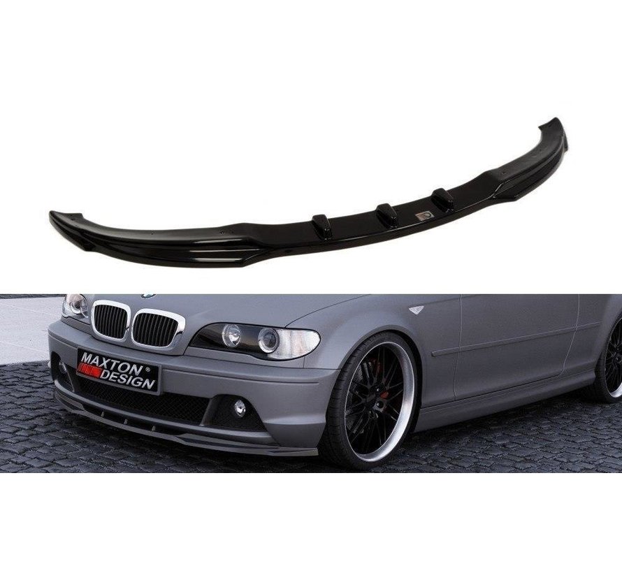 Maxton Design FRONT SPLITTER passend voor BMW 3 E46 COUPE FACELIFT MODEL