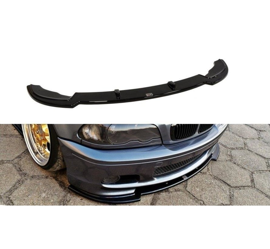 Maxton Design FRONT SPLITTER passend voor BMW 3 E46 MPACK COUPE