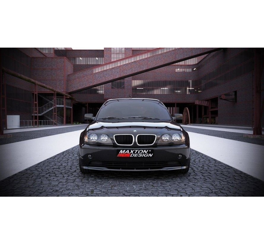 Maxton Design FRONT SPLITTER passend voor BMW 3 E46 SALOON FACELIFT MODEL