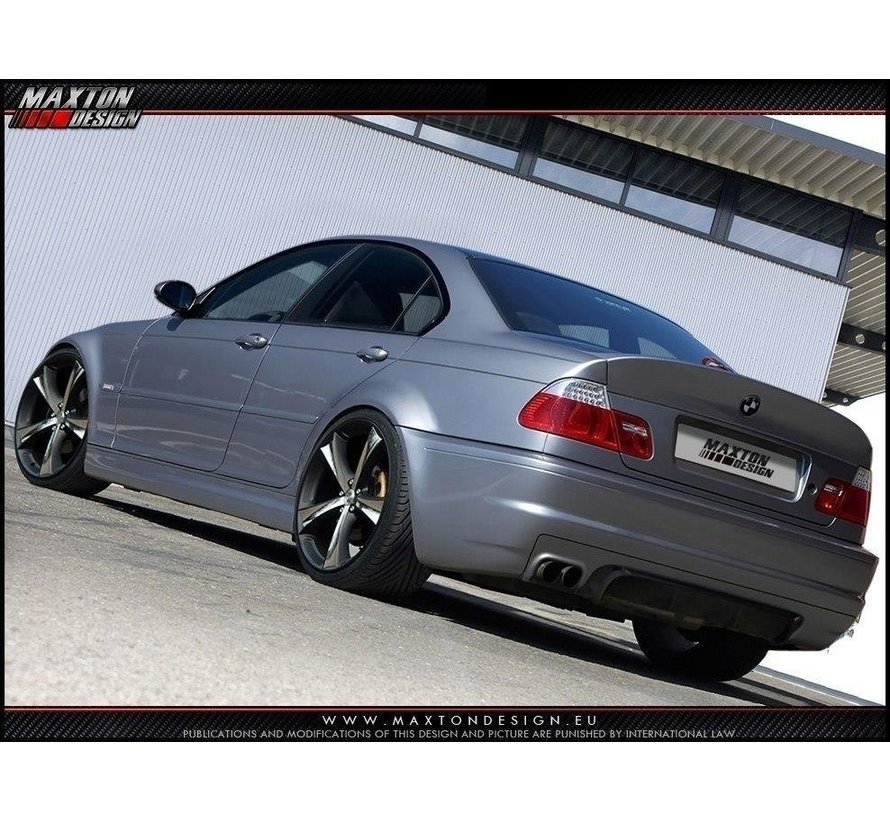 Maxton Design REAR BUMPER passend voor BMW 3 E46 - 4 DOOR SALOON < M3 LOOK >
