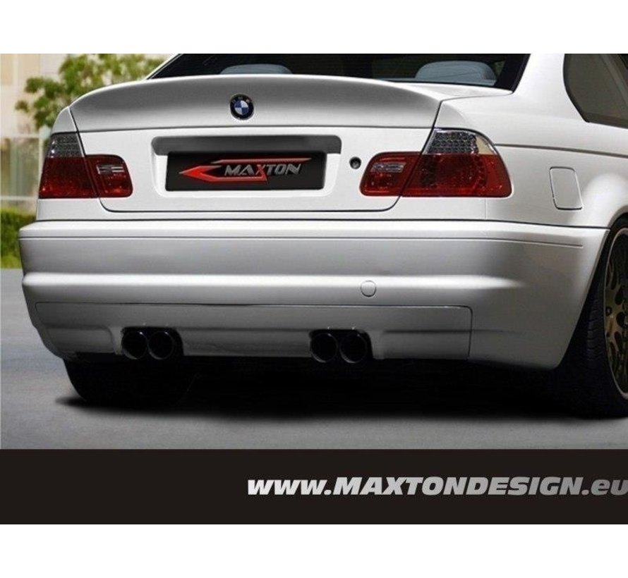 Maxton Design REAR BUMPER passend voor BMW 3 E46 - 4 DOOR SALOON < M3 LOOK > VERSION FITTING TO M3 EXHAUST