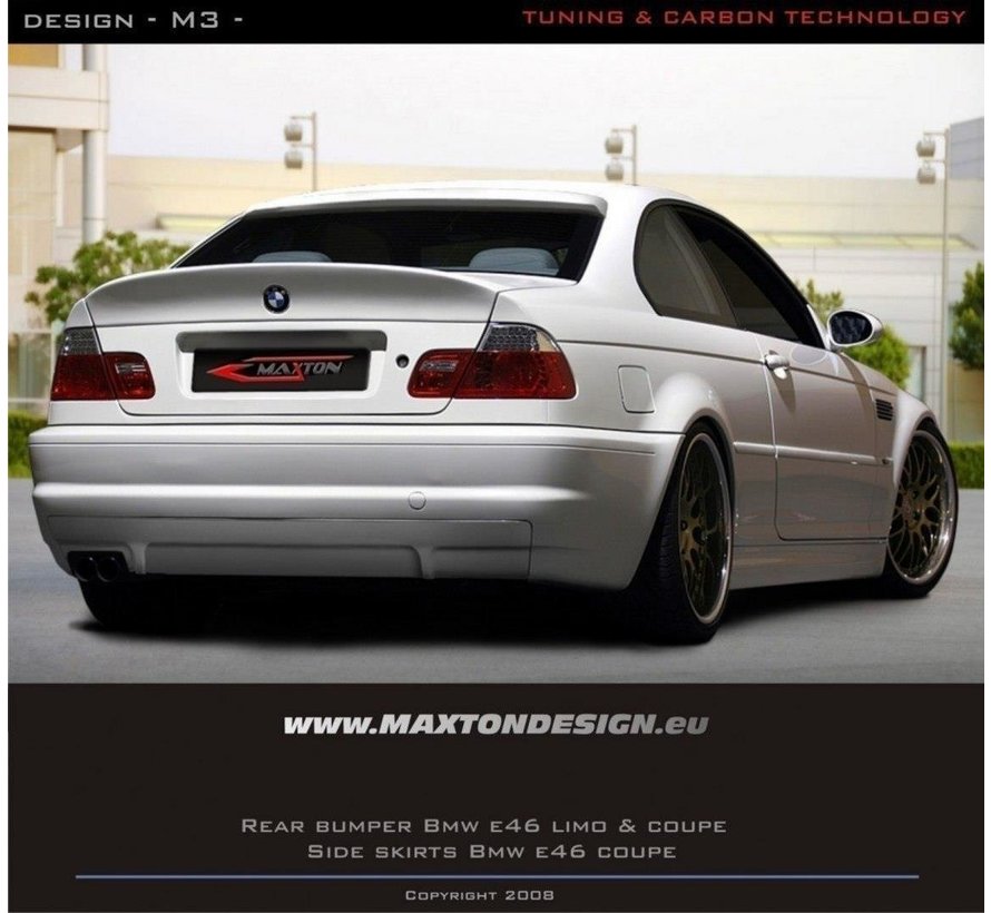Maxton Design REAR BUMPER BMW 3 E46 Coupe & Cabrio
