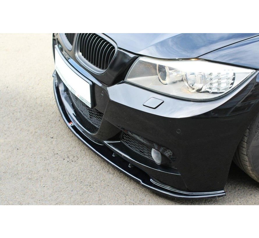 Maxton Design FRONT SPLITTER V.1 passend voor BMW 3 E91 M-PACK FACELIFT