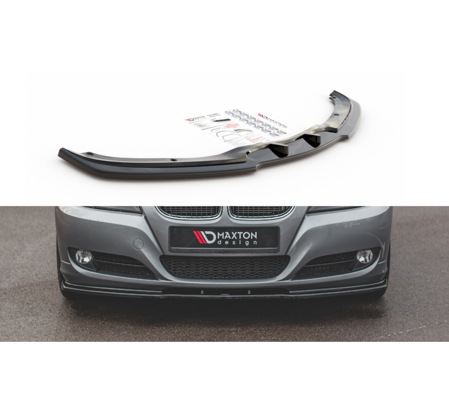 Maxton Design FRONT SPLITTER  V.2 passend voor BMW 3 E90/E91 Facelift