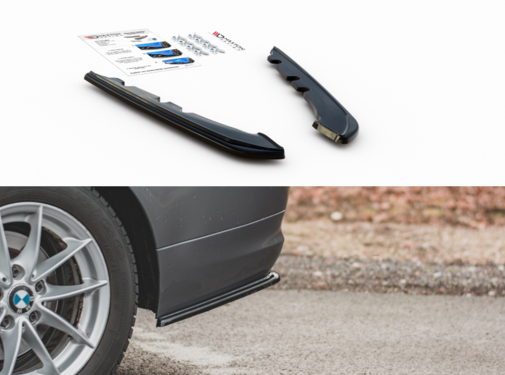 Maxton Design Maxton Design REAR SIDE SPLITTERS passend voor BMW 3 E91 Facelift