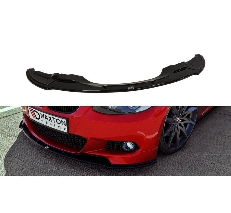 Maxton Design FRONT SPLITTER passend voor BMW 3 E92 MPACK (PREFACE MODEL fits M Performance splitters)