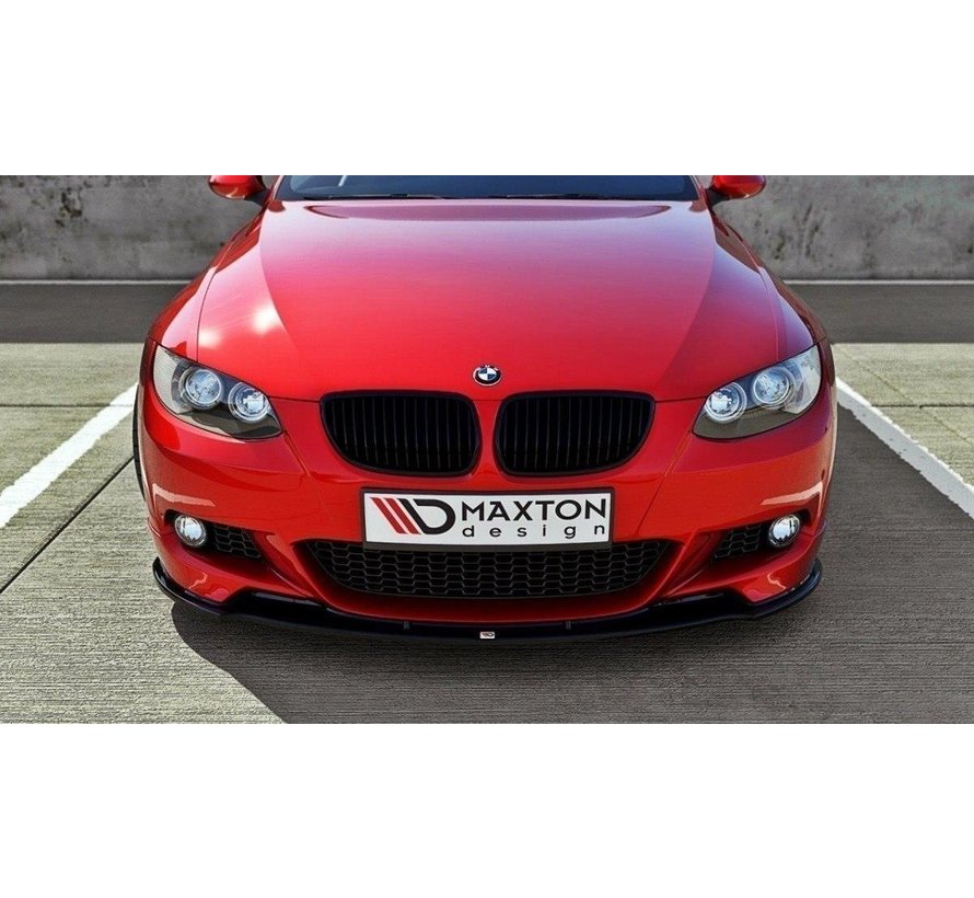 Maxton Design FRONT SPLITTER passend voor BMW 3 E92 MPACK (PREFACE MODEL fits M Performance splitters)