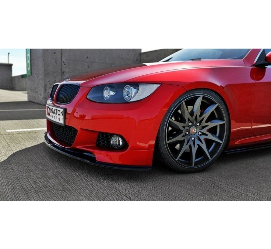 Maxton Design FRONT SPLITTER passend voor BMW 3 E92 MPACK (PREFACE MODEL fits M Performance splitters)