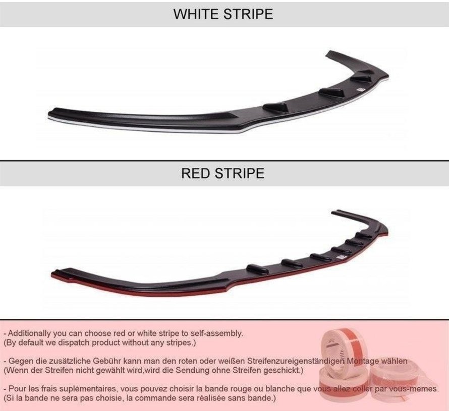 Maxton Design FRONT SPLITTER passend voor BMW 3 E92 MPACK (PREFACE MODEL fits M Performance splitters)