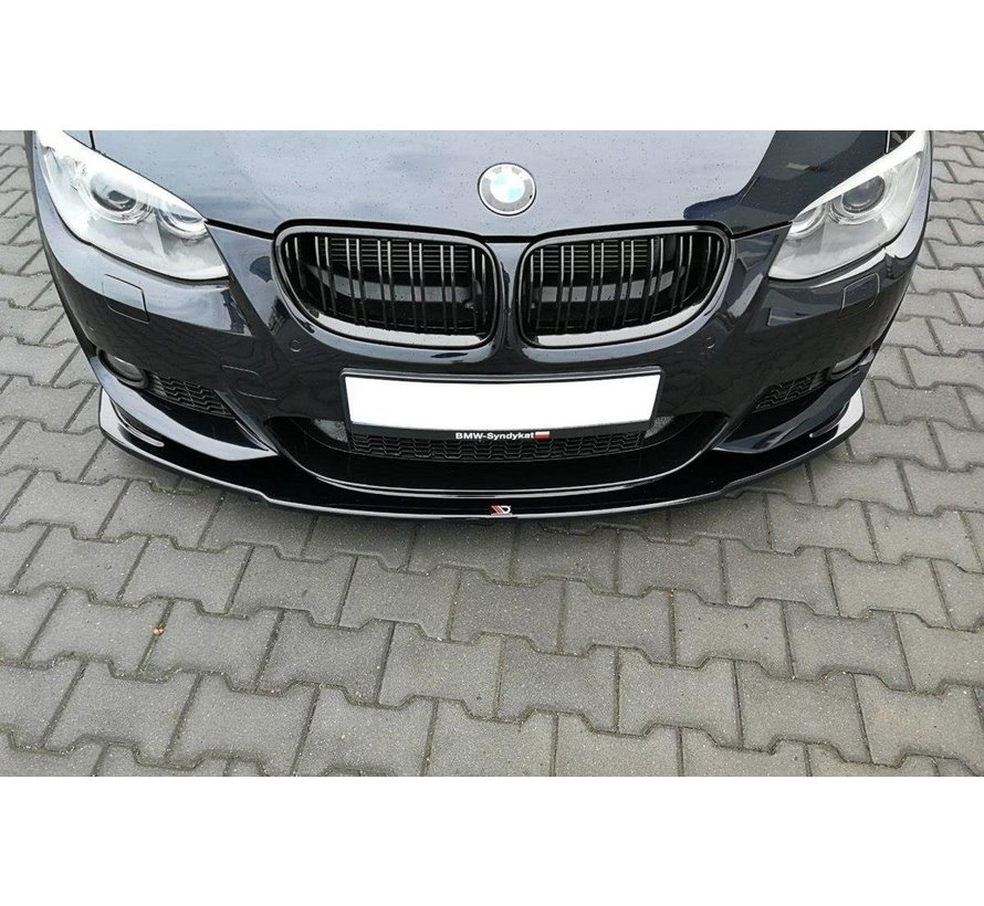 Maxton Design FRONT SPLITTER V.1 BMW 3 E92 M-PACK FACELIFT