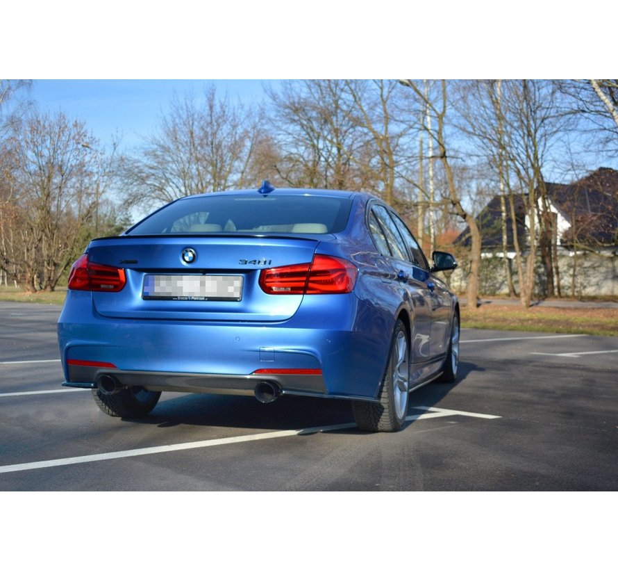 Maxton Design REAR SIDE SPLITTERS BMW 3-SERIES F30 PHASE-II SEDAN M-SPORT