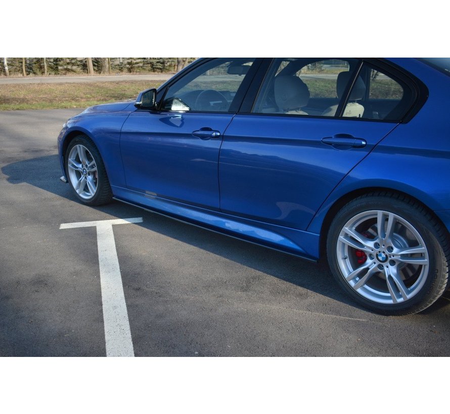 Maxton Design SIDE SKIRTS DIFFUSERS BMW 3-SERIES F30 PHASE-II SEDAN M-SPORT