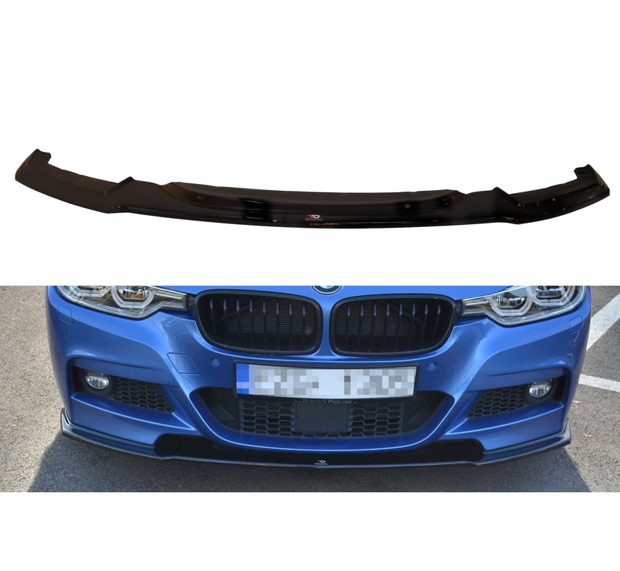 Maxton Design FRONT SPLITTER passend voor BMW 3-SERIES F30 FL SEDAN M-SPORT