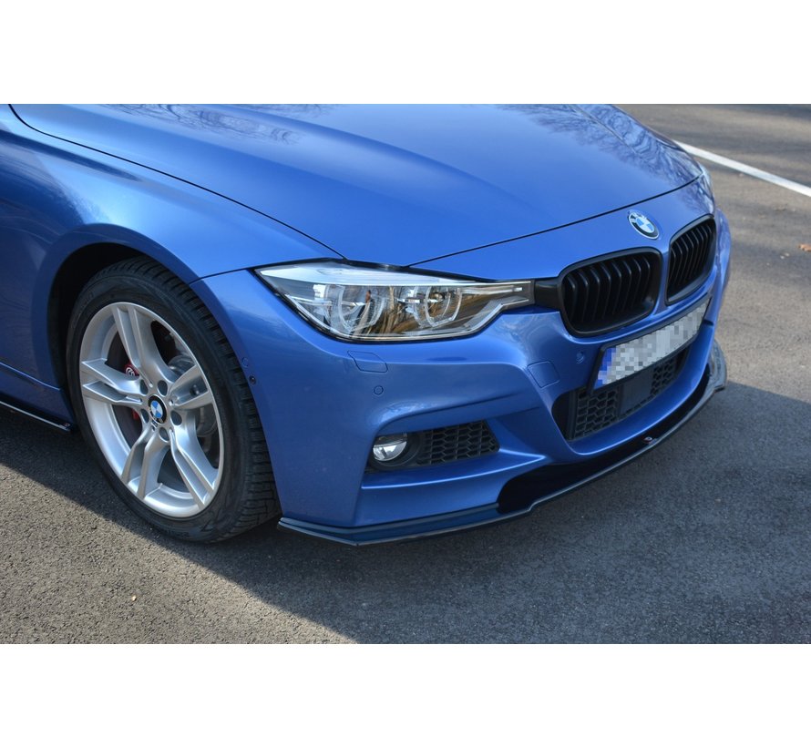 Maxton Design FRONT SPLITTER passend voor BMW 3-SERIES F30 FL SEDAN M-SPORT