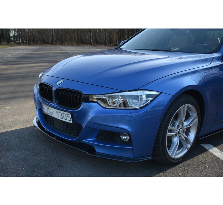 Maxton Design FRONT SPLITTER passend voor BMW 3-SERIES F30 FL SEDAN M-SPORT