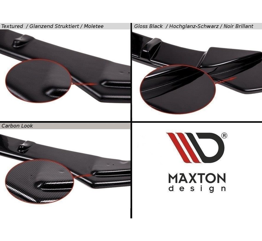 Maxton Design FRONT SPLITTER BMW 5 E60 / E61 (PREFACE MODEL)
