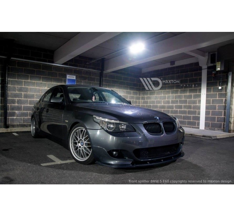 Maxton Design FRONT SPLITTER passend voor BMW 5 E60 M-PACK