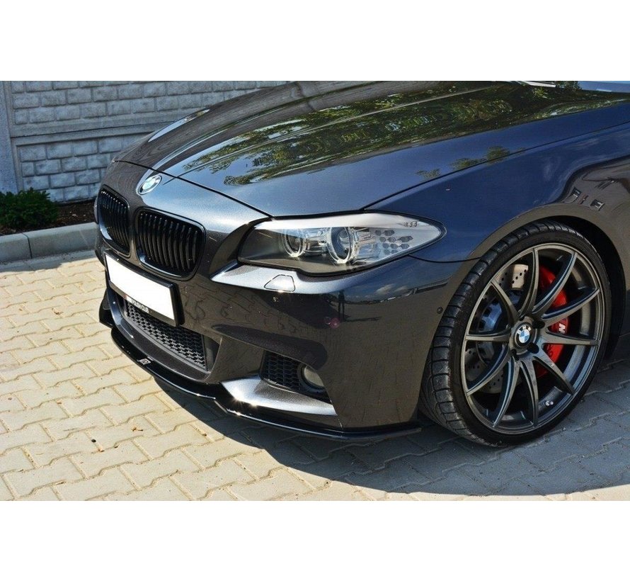 Maxton Design FRONT SPLITTER V.2 passend voor BMW 5 F10/F11 MPACK