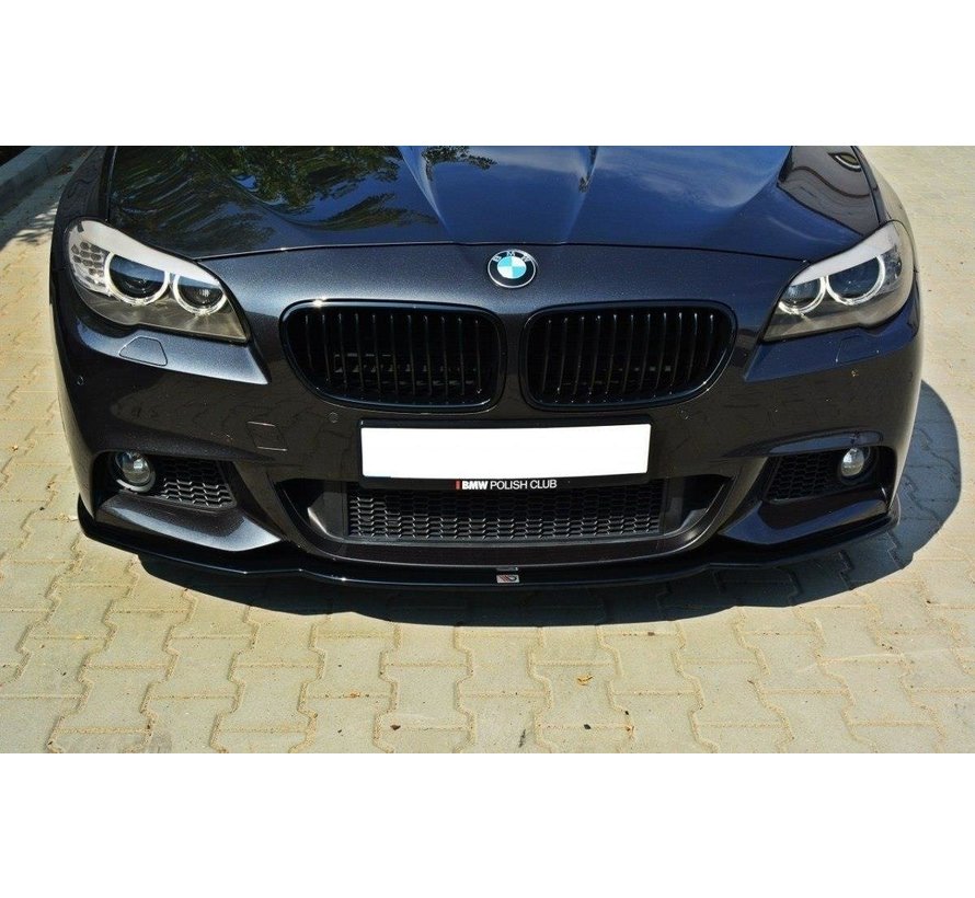 Maxton Design FRONT SPLITTER V.2 passend voor BMW 5 F10/F11 MPACK