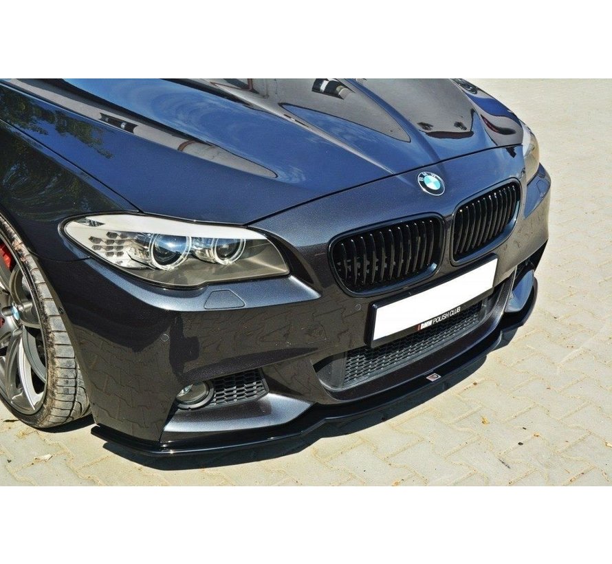 Maxton Design FRONT SPLITTER V.2 passend voor BMW 5 F10/F11 MPACK