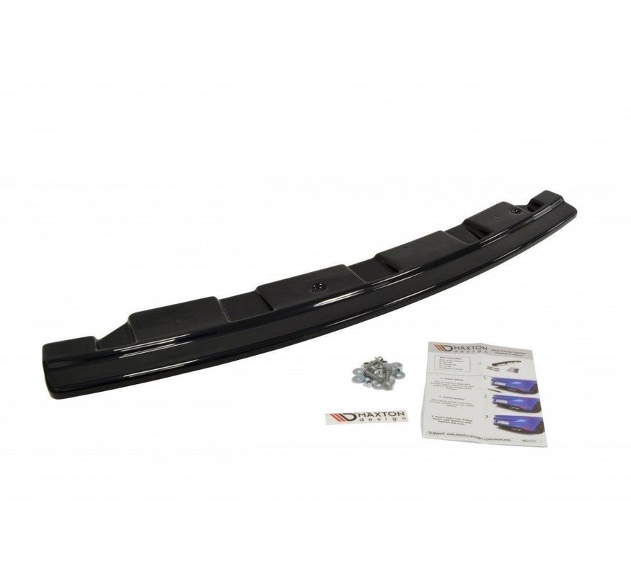 Maxton Design CENTRAL REAR DIFFUSER BMW 5 F11 M-PACK - without vertical bars (fits two single exhaust ends)